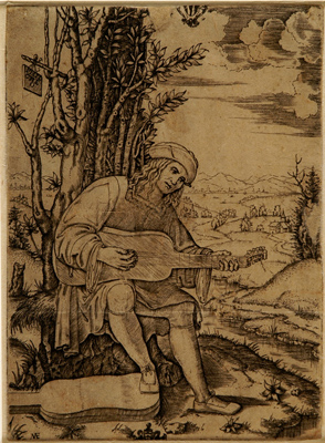 Raimondi Marcantonio - Ritratto di Giovanni Filoteo Achillini detto Il Filoteo